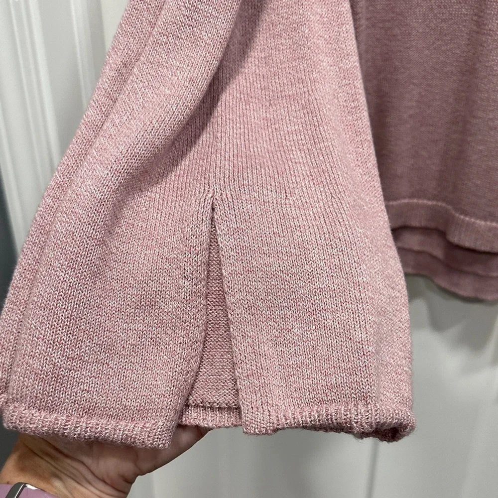 AEO Pink Cold Shoulder Sweater Size Large